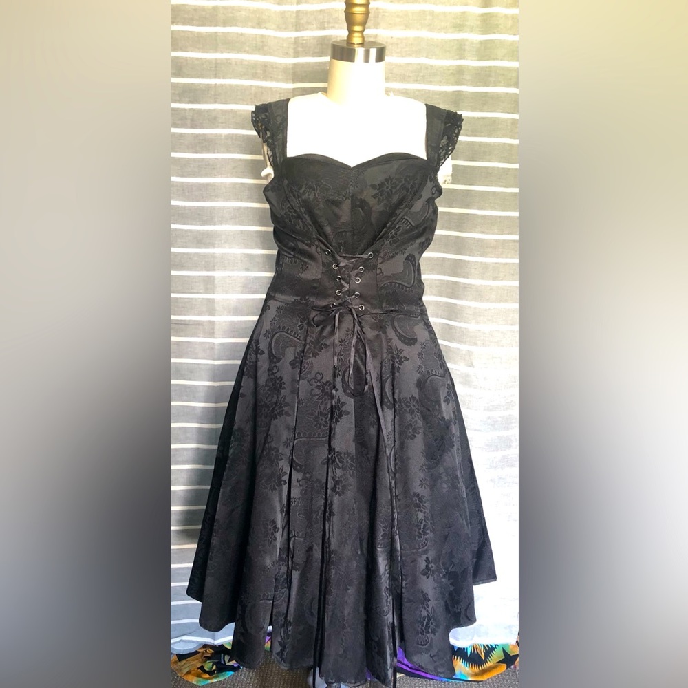Hearts & Roses Corset Detail Party Dress